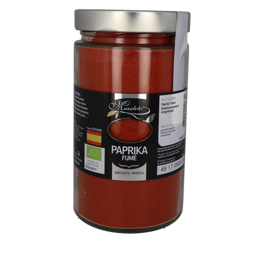 Paprika fumé bio* - Moulu(e) - Pot verre 720 ml 300 g épice bio