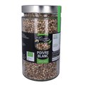 Poivre blanc bio* - Entier(e) - Pot verre 720 ml 350 g épice bio