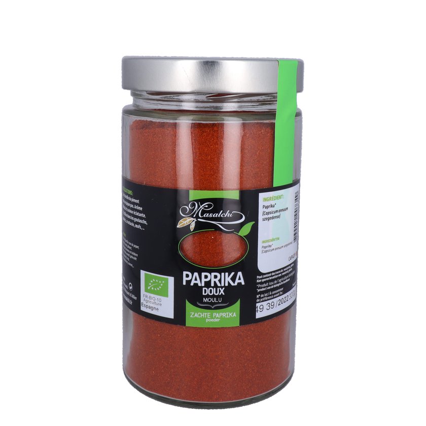 Paprika doux bio* - Moulu(e) - Pot verre 720 ml 320 g épice bio