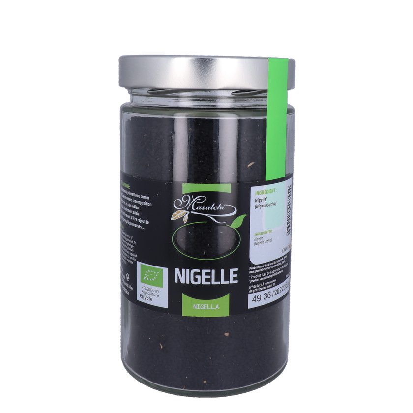 Nigelle bio* - Entier(e) - Pot verre 720 ml 350 g épice bio